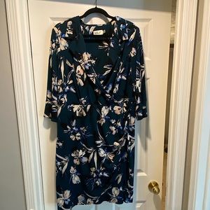 Eliza J Teal Floral Dress size 20W